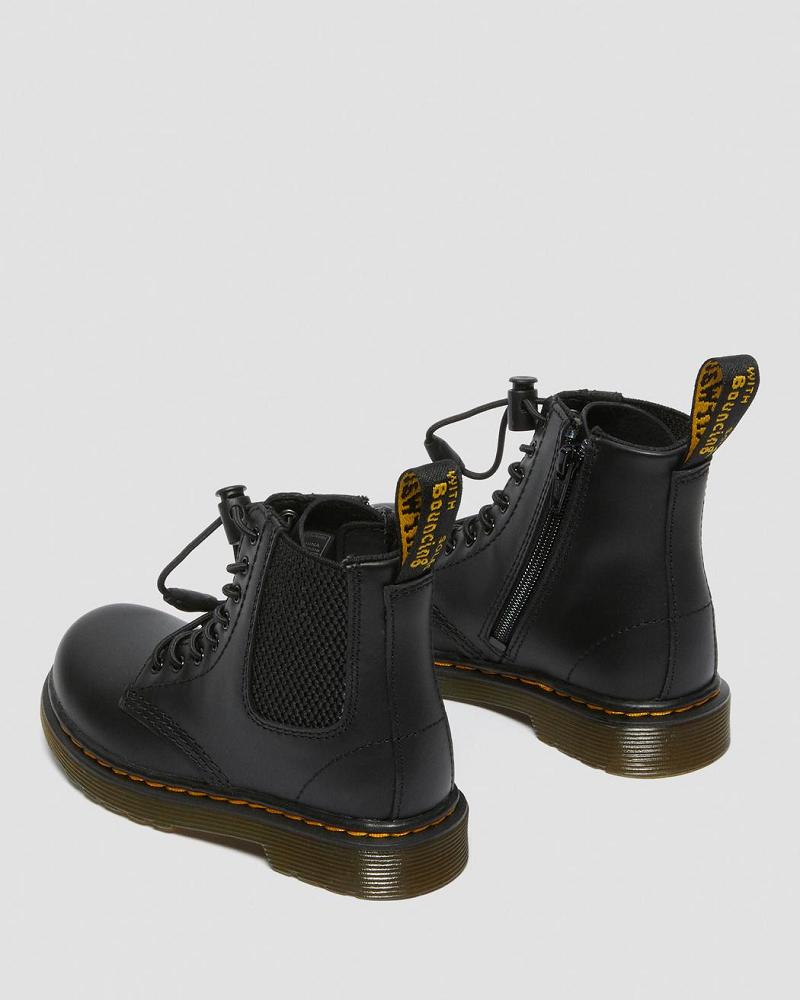 Botas Casuales Dr Martens Toddler 1460 Harper Cuero Niños Negros | MX 158AHK